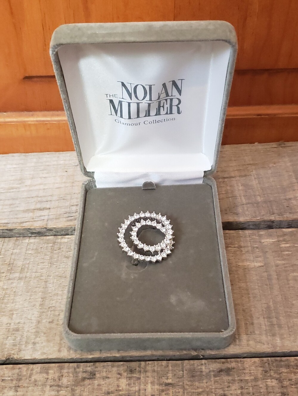 VINTAGE NOLAN MILLER Circle Of Life Brooch Pin